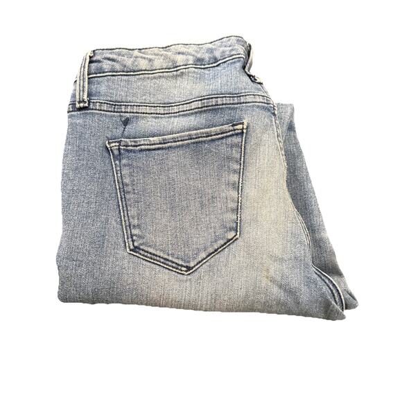 Mossimo Womens Size 8 R Mid Rise Distressed Power Stretch Jeans Jeggings - Picture 15 of 16